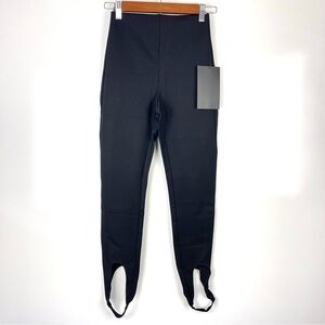 NEW Tuckernuck Women's Ponte Stirrup Leggings High Rise Black Size XS Balletcore